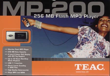 Teac MP 200 MP3 Player Printer Friendly Version