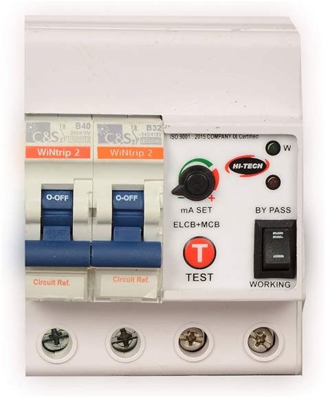 Buy Sudarshan Single Phase Pole Elcb Rccb Isi Marked Mcb Off