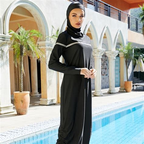 A9LD 3 Pieces Muslim Swimming Bikini Suits Swimwea Vicedeal