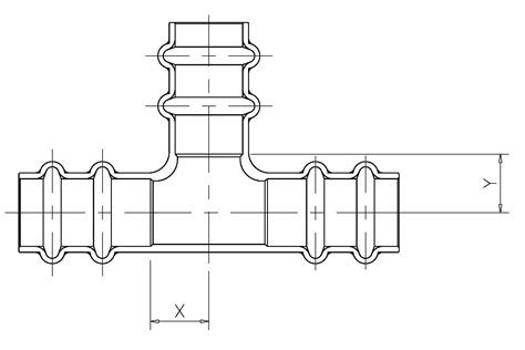 Mueller Streamline ACR Tee P X P X P On Mueller Industries Inc