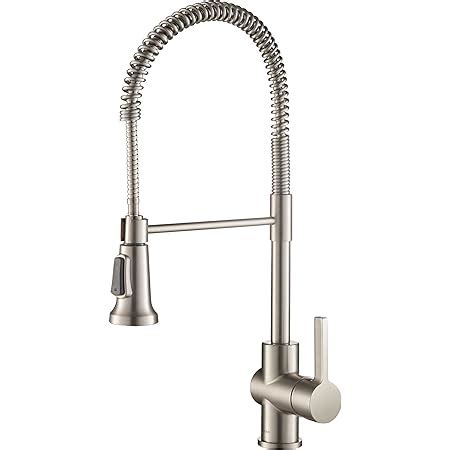 KRAUS Sellette Single Handle Spot Free Stainless Steel Pull Down