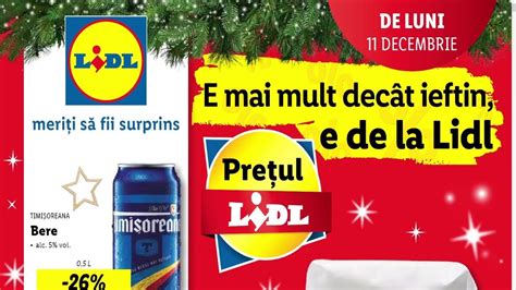 CATALOG LIDL 11 DECEMBRIE 2023 SUPER WEEKEND LIDL 16 DECEMBRIE 2023