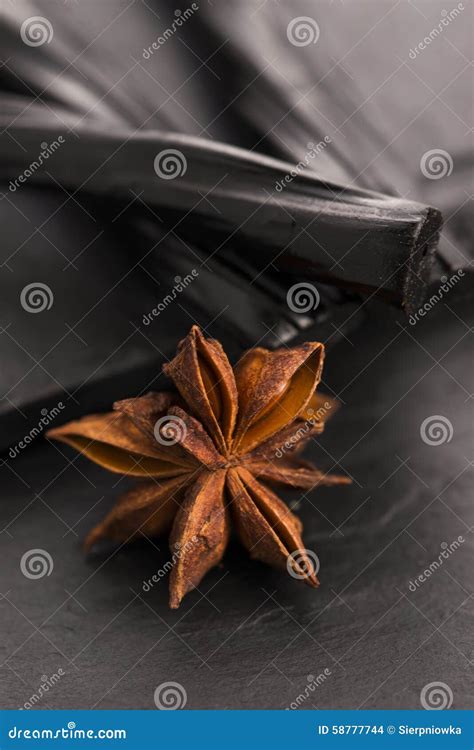 Licorice Candy With Star Anise Stock Photo Image Of Licorice Treat