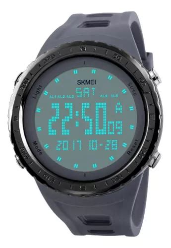 Reloj Deportivo Digital Impermeable Gris Skmei Para Hombre Mercadolibre