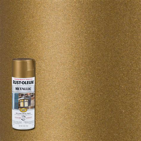 Rust Oleum Stops Rust 11 Oz Metallic Champagne Bronze Protective Spray