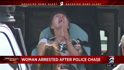 Woman Arrested After Police Chase Youtube