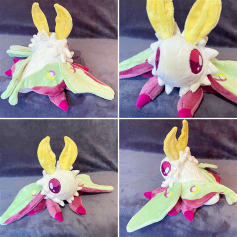 chibi luna moth plushie  customcuddles  deviantart
