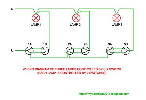 6 Way Wiring Diagram For Lamps