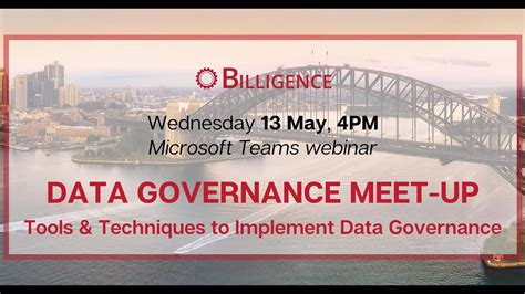 Tools And Techniques To Implement Data Governance Webinar May 2020