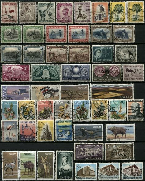 South West Africa Postage Stamp Collection SWA British Commonwealth