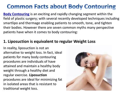 Ppt Common Facts About Body Contouring Powerpoint Presentation Free