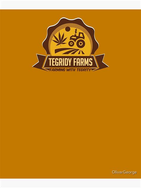 "Tegridy Farms Logo - South Park" Poster for Sale by OliverGeorge ...