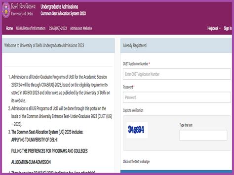 Du Ug Admission Mop Up Round Registration Starts And Seat