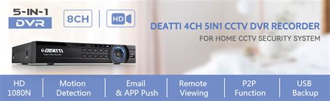 Channel Cctv Dvr Recorder Without Hard Drive Deatti Hd P Lite