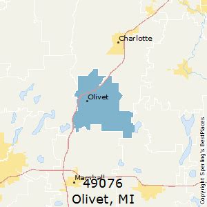 Olivet (zip 49076), MI