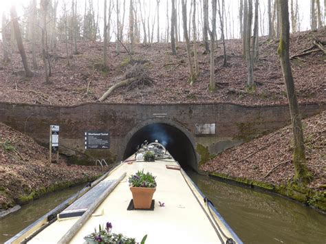 Narrowboat Chalkhill Blue Tunnels Tunnels Worcester Birmingham Canal