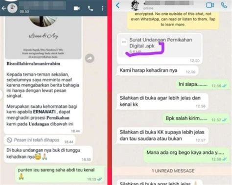 Viral Penipuan Lewat Undangan Pernikahan Di Wa Modus Baru Bobol