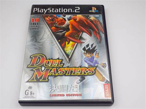 Mint Disc Playstation Ps Duel Masters Limited Edition Complete Inc