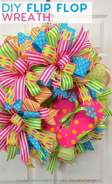 How To Make A Flip Flop Wreath How To Make Wreaths Wreath Making