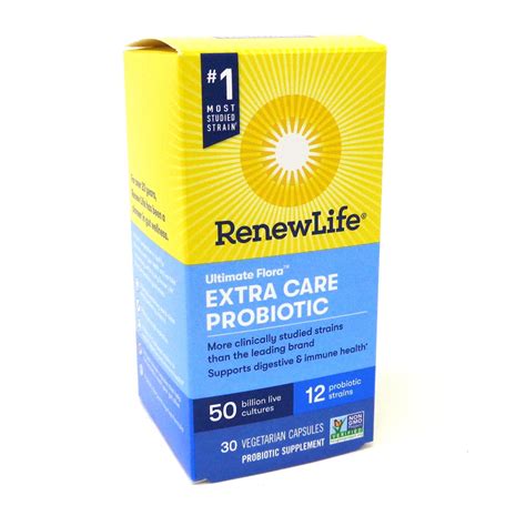 Renew Life Ultimate Flora Extra Care Probiotics 50 Billion 30