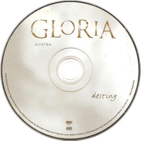 Car Tula Cd De Gloria Estefan Destiny Canciones Portada