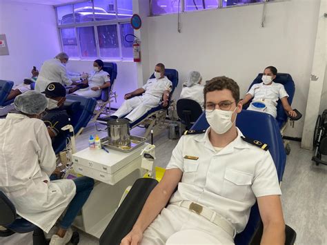 Hospital Naval De Recife Realiza Campanha De Doa O De Sangue Alusiva