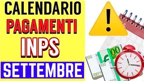 Calendario Pagamenti Inps Settembre 2021 👉🏻 Bonus Pensioni Rdc Ecc 💶⚠️ Youtube