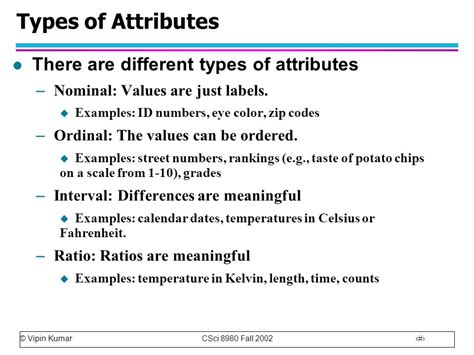 Nominal Attribute Example In Data Mining