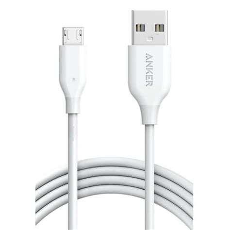 Anker Powerline Micro Usb Ft White Game Hub