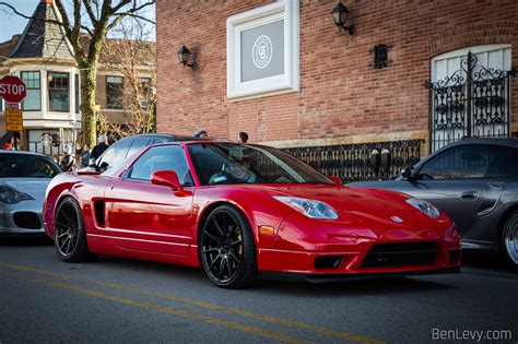 Black F1R F101 Wheels On Red Acura NSX BenLevy