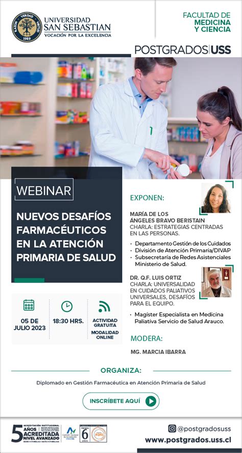 Webinar Nuevos desafíos famacéuticos en la atención primaria de salud