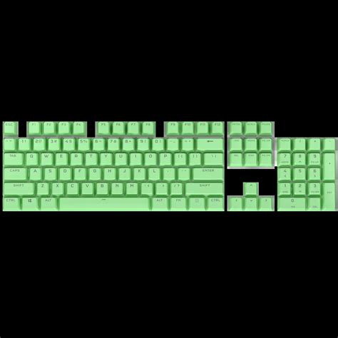 Pbt Double Shot Pro Keycap Mod Kit — Mint Green Na