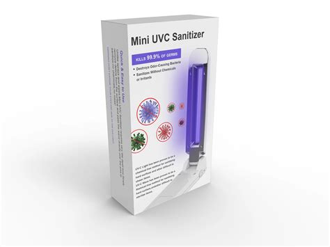 Portable Folding Uv Sanitizer Germicidal Nm Uvc Handheld Led Light