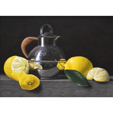 Lemons With Silver Jug