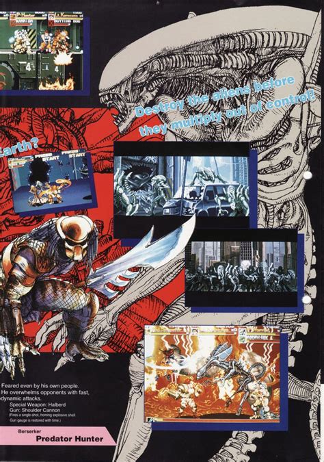 The Arcade Flyer Archive Video Game Flyers Alien Vs Predator