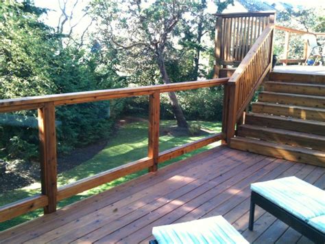 Tempered Glass Deck Railing Panels Esquimalt & View Royal, Victoria