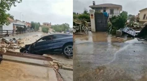 Espa A Video Impresionantes Im Genes Luego Del Paso De La Dana En Espa A