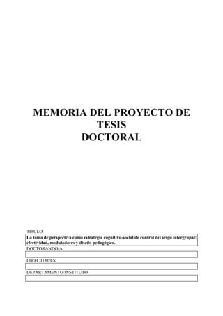 Ejemplo Memoria Proyecto Tesis Uco PDF