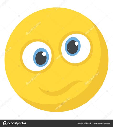 Distraught Smiley Weary Face Expression Emoji Stock Vector Image By