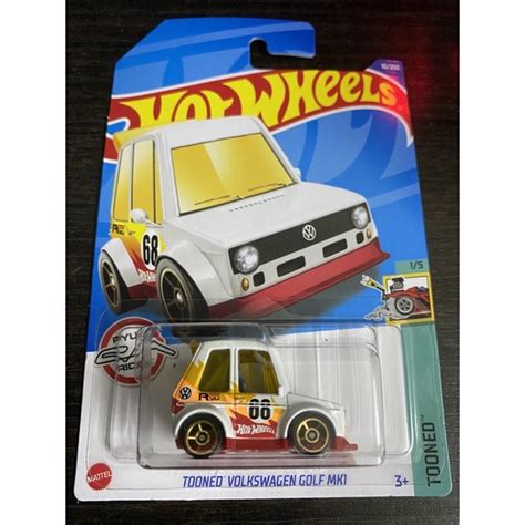 Hot Wheels Tooned Volkswagen Golf Mk Shopee Malaysia