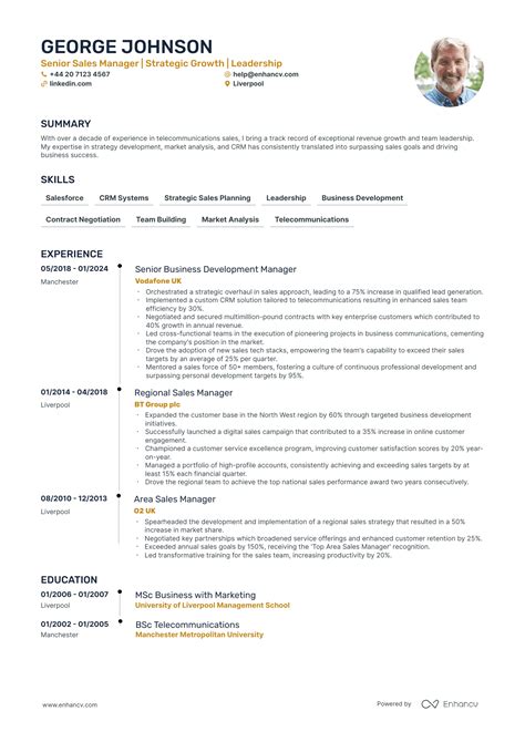 Business Manager Cv Examples And Guide For 2025