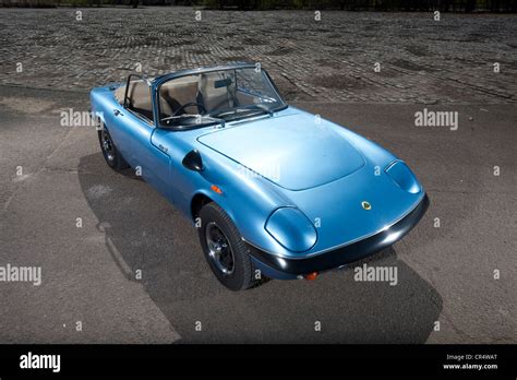 Lotus Elan classic British soft top sports car Stock Photo - Alamy