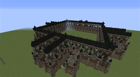 Large Medieval City Walls Minecraft Map