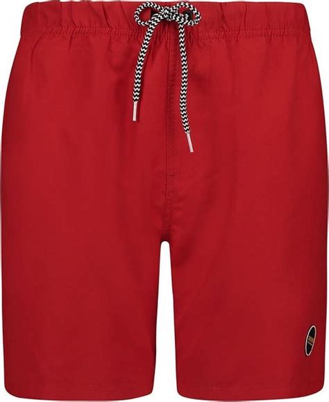 Shiwi Heren Solid Mike Zwembroek Rood Xl Bol