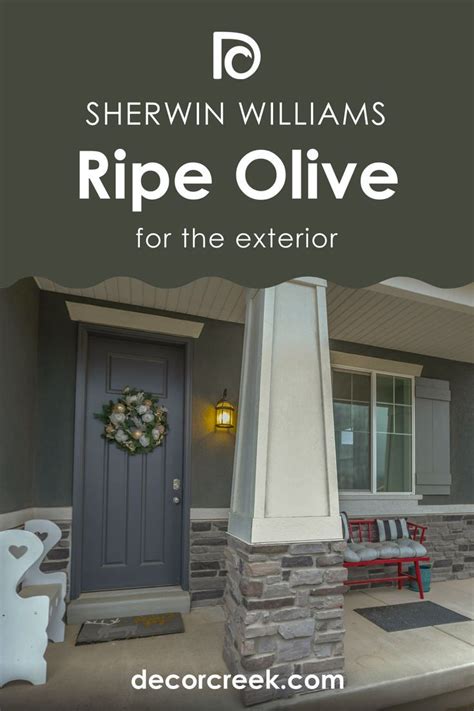 Ripe Olive SW 6209 For The Exterior Use By Sherwin Williams Green