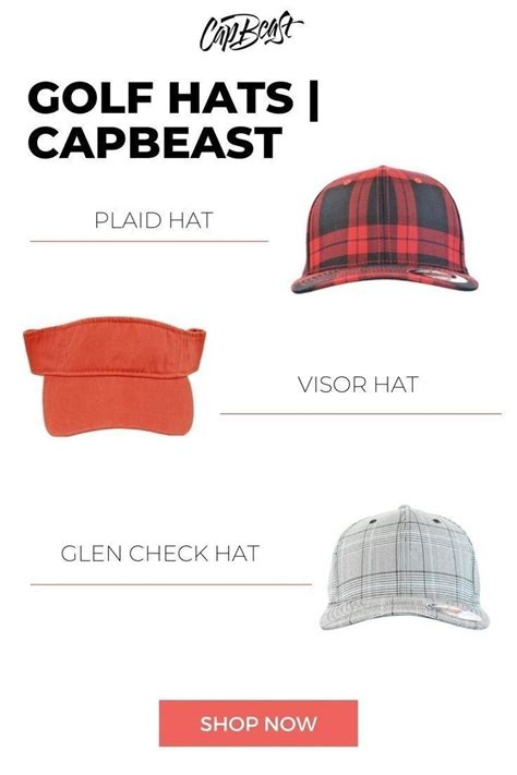 Golf Hats | CapBeast | Golf hats, Custom baseball hats, Custom golf