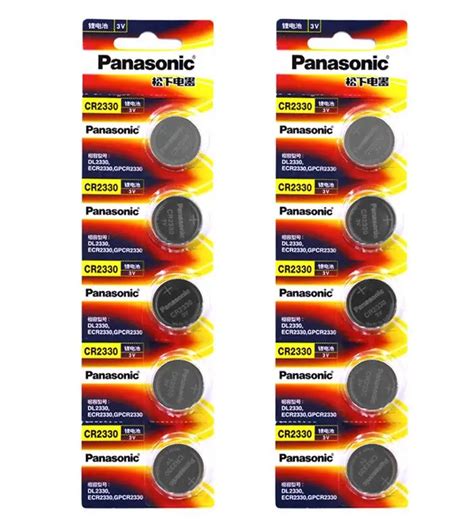 Panasonic piles bouton au Lithium 3V 100 pièces lot pour ordinateur