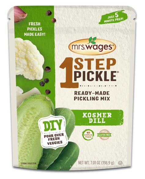 Mrs Wages Wages 1 Step Pickle Kosher Dill Pickling Mix Midwest Distribution