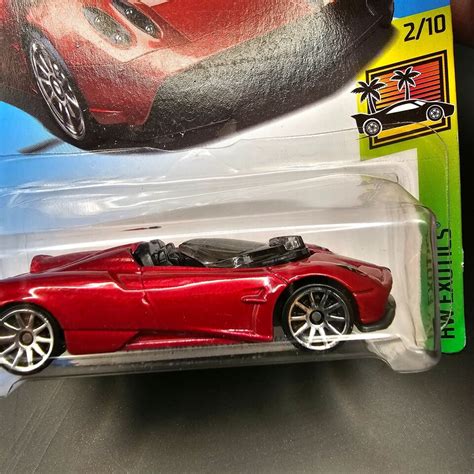 Hot Wheels 17 Pagani Huayra Roadster Error Windshield Ebay