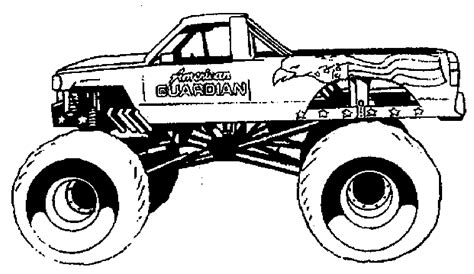 Dessins Gratuits Colorier Coloriage Monster Truck Imprimer